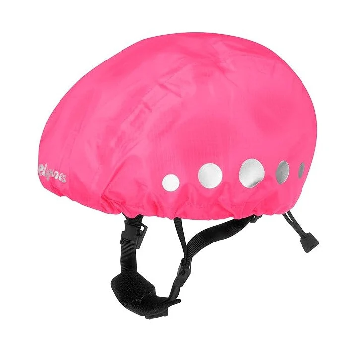 Playshoes Fahrradhelm Regenschutz in Signalfarbe + Reflektorstreifen