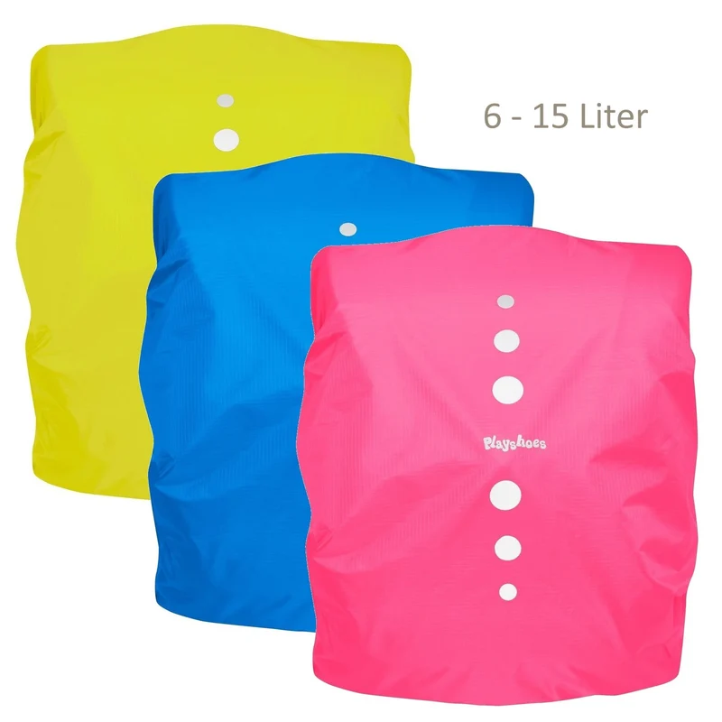 Playshoes Regenhülle für kleinen Rucksack 6-15l