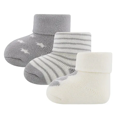 Ewers Baumwoll Newborn Babysocken 3er Pack