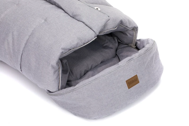 Fillikid Winter Thermo Fußsack K2 Pongee Hellgrau Melange