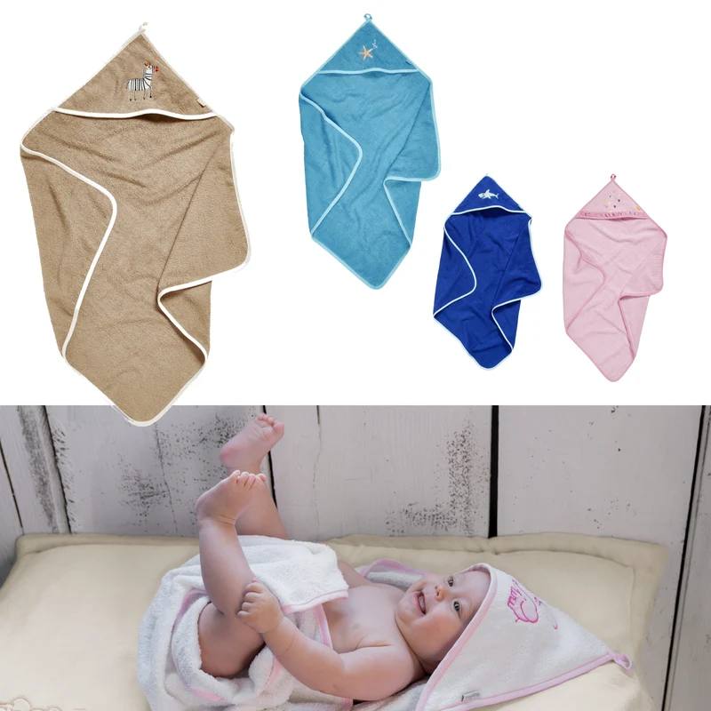 Playshoes Baby Kapuzenbadetuch 100x100 cm