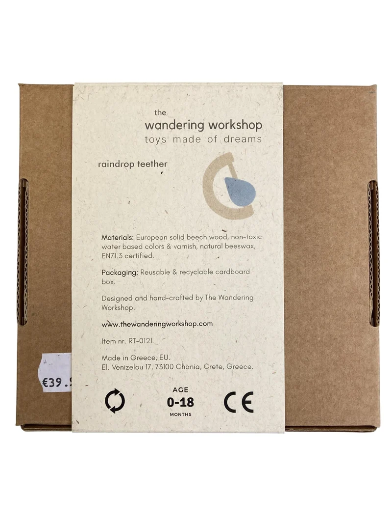 The Wandering Workshop Raindrop Teether