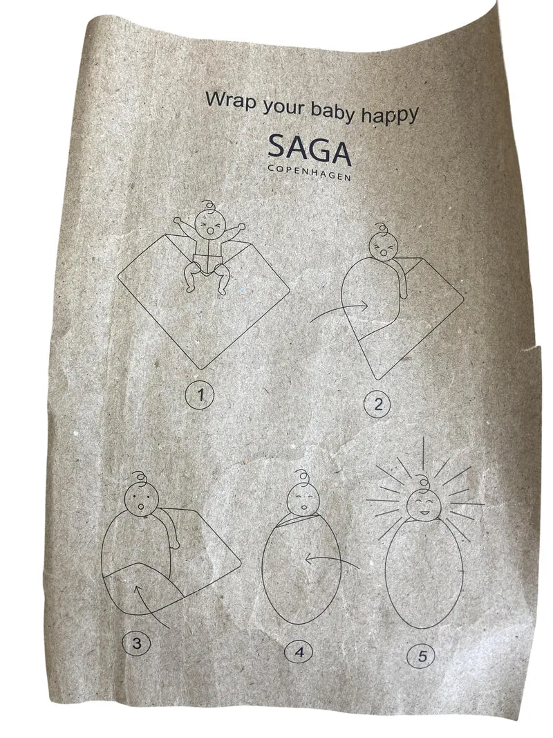 Saga Copenhagen Decke/ Wrap Pucktuch 100x100cm