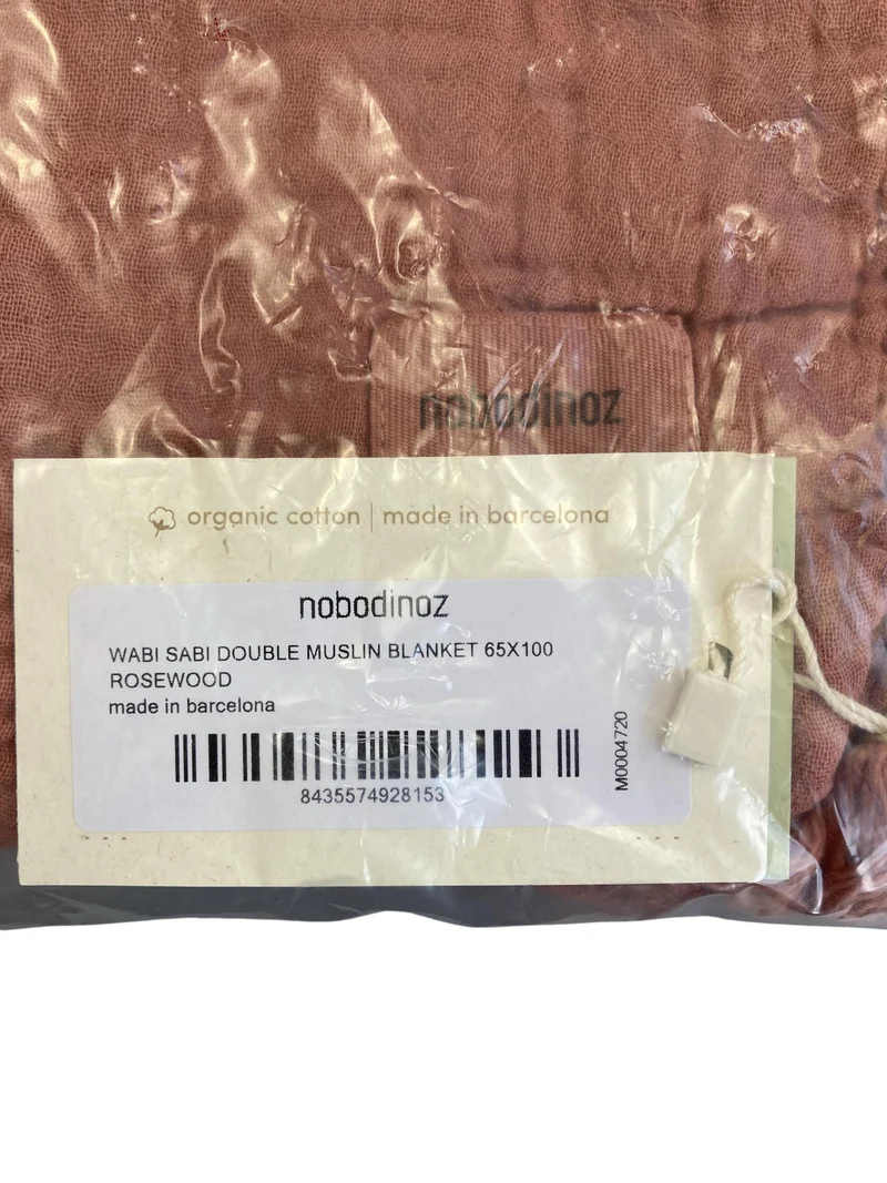 Nobodinoz Wabi Sabi Double Muslin Blanket 65x100cm Musselindecke