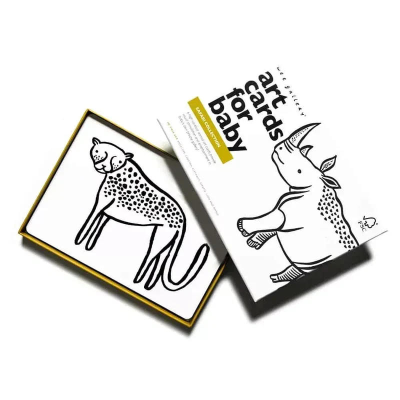 Weegallery Art Cards weegallery Kontrastkarten Baby