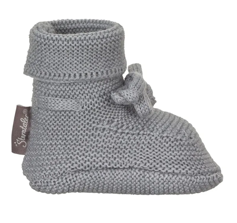 Sterntaler Strick Babyschuhe aus Schurwolle 0-6M