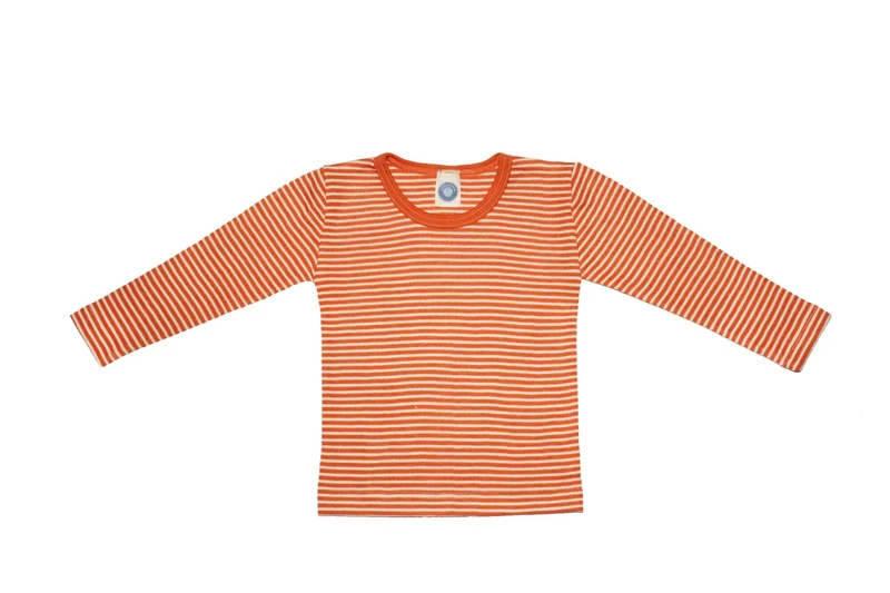Cosilana WoSi Kinder Unterhemd Langarmshirt Gestreift 71233