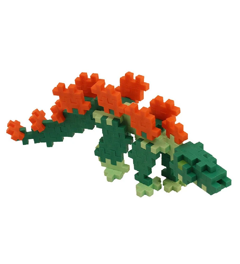 Kreativ Bausteine "Stegosaurus" von Plus Plus, 100 Stück
