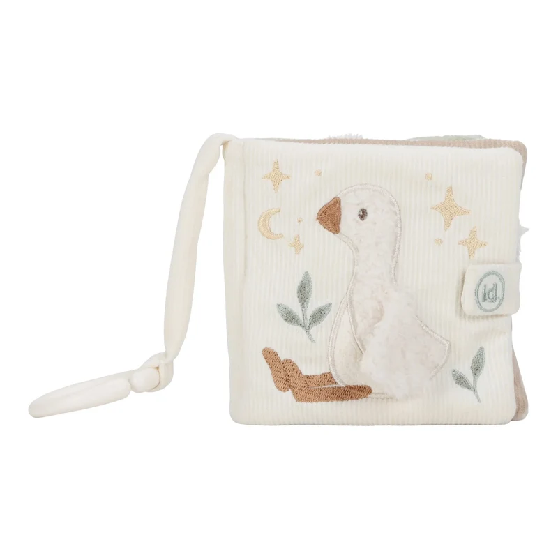 Weißes Buggybuch "Newborn Naturals" von Little Dutch