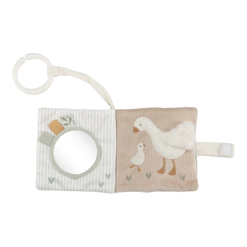 Weißes Buggybuch "Newborn Naturals" von Little Dutch