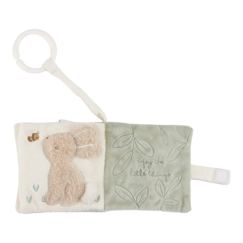 Weißes Buggybuch "Newborn Naturals" von Little Dutch