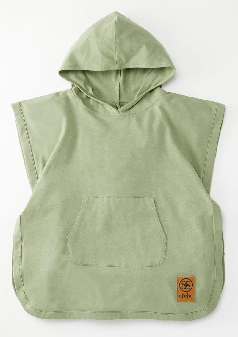 UV-Poncho (UPF 50+) 1-3 Jahre Olive Green