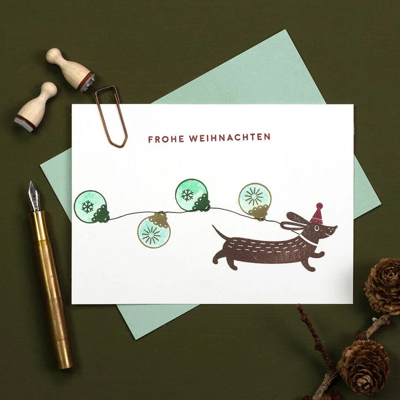 "Dackel 2" Stempel von Perlenfischer
