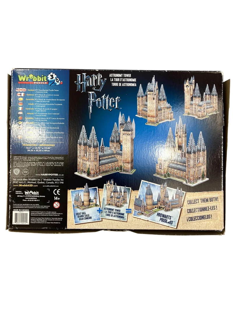 Wrebbit Puzzle Harry Potter 3D Puzzle - Astronomy Tower