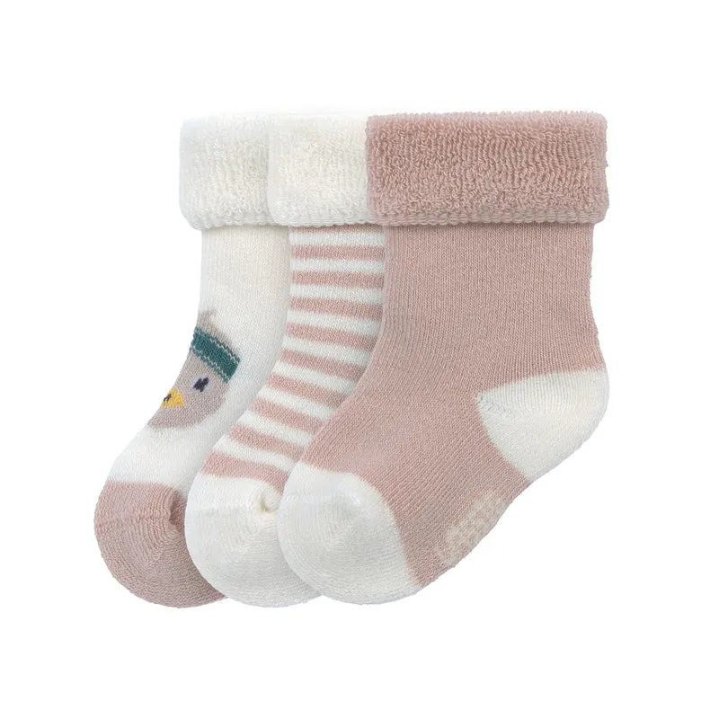 Rosa Babysocken "Ente" von Lässig