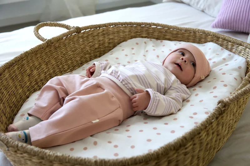 Rosa Babysocken "Ente" von Lässig