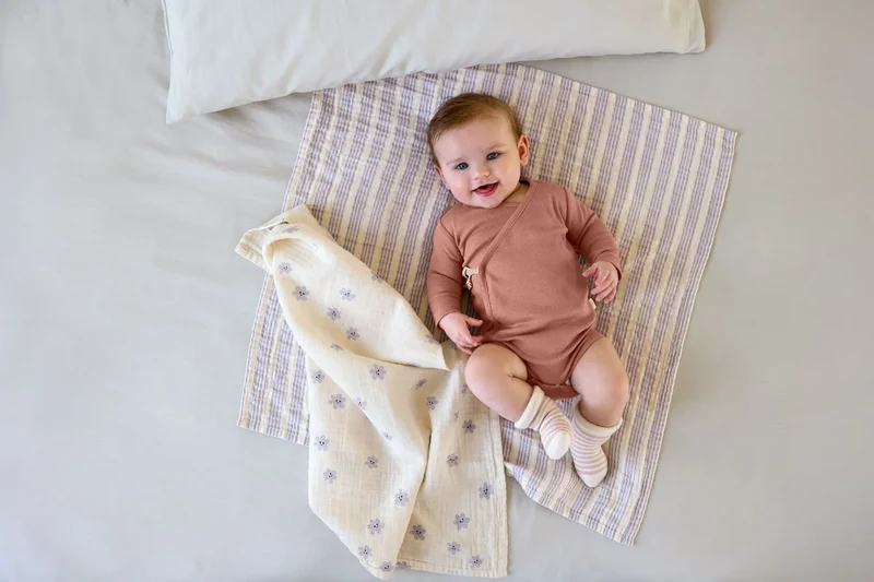Rosa Babysocken "Ente" von Lässig