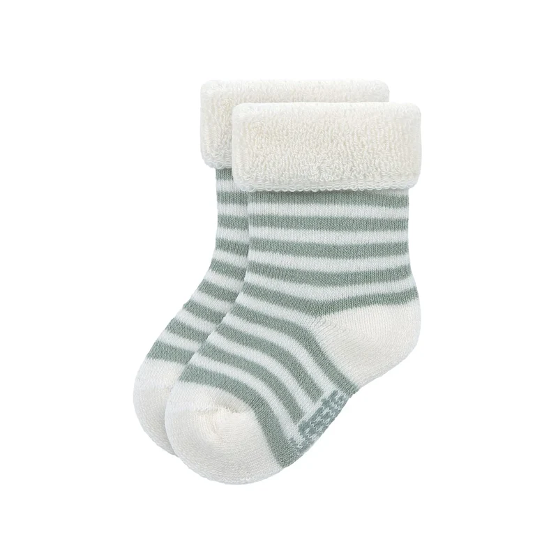Grüne Babysocken "Hund" von Lässig