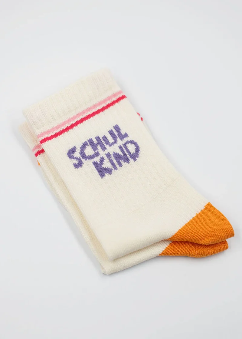 Schulkind Socken "Orange Purple" von J. Clay, verschiedene Größen