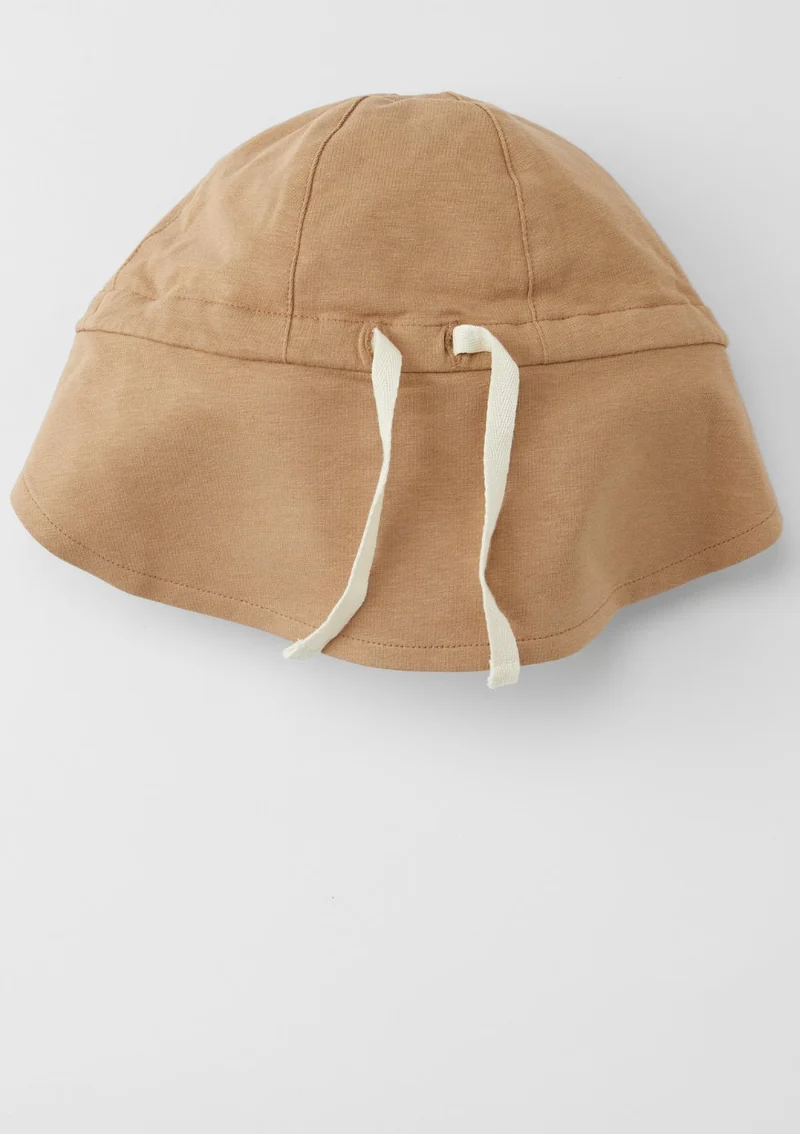 Wendbarer Sonnenhut UPF 50+ Peanut Brown/Sandy Beach