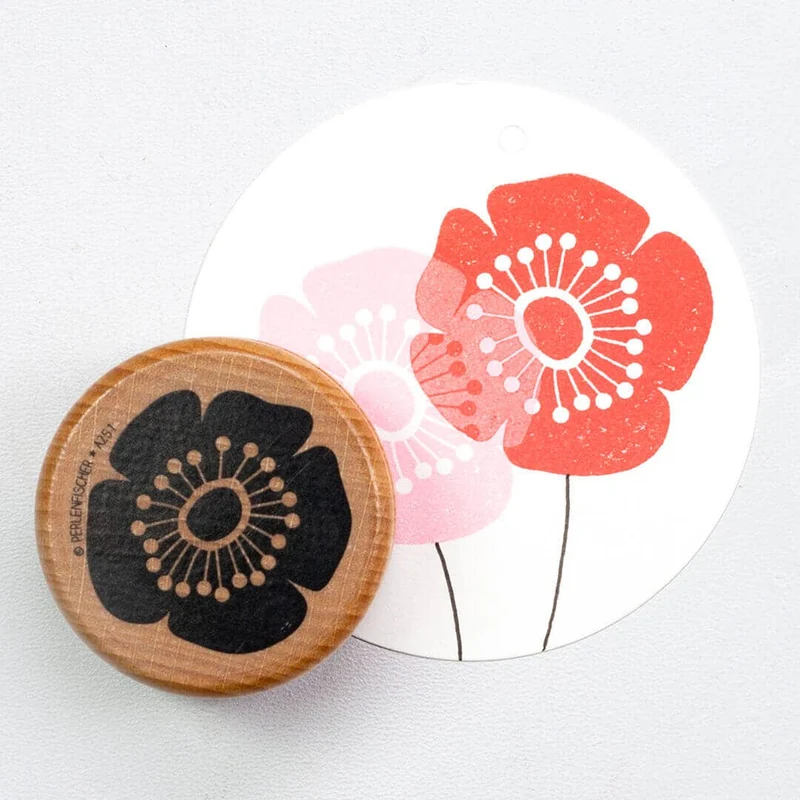 Klatschmohn XL Stempel von Perlenfischer