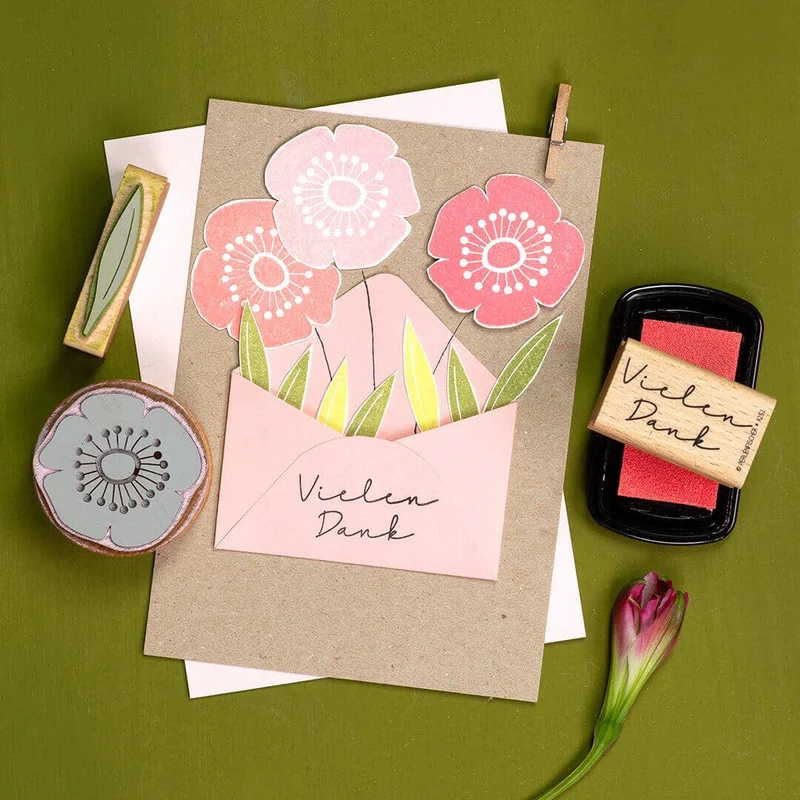 Klatschmohn XL Stempel von Perlenfischer