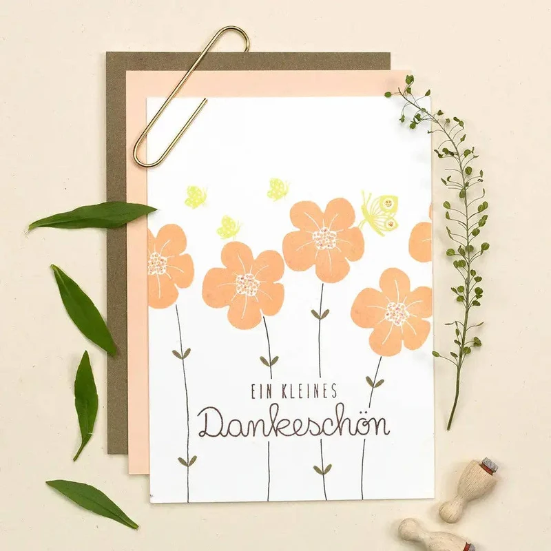 Mini Stempelkissen "Aprikose" von Perlenfischer
