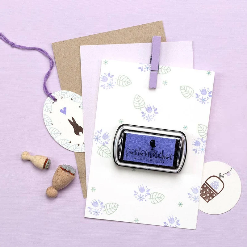 Mini Stempelkissen "Lavendel" von Perlenfischer