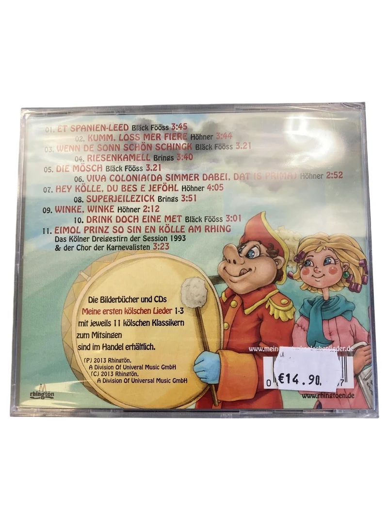 Rhingtoen CD Meine ersten kölschen Lieder 3