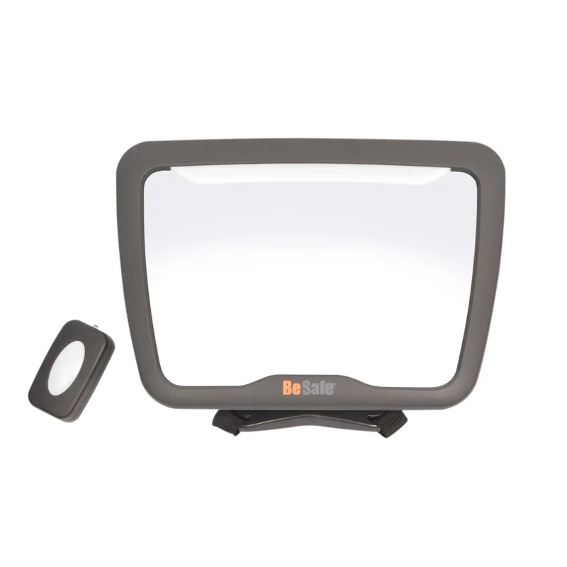 BeSafe XL² Babyspiegel mit LED Licht & Fernbedienung