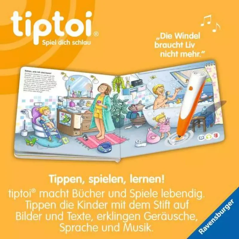 Tiptoi Abenteuer Großwerden: Liv geht aufs Töpfchen