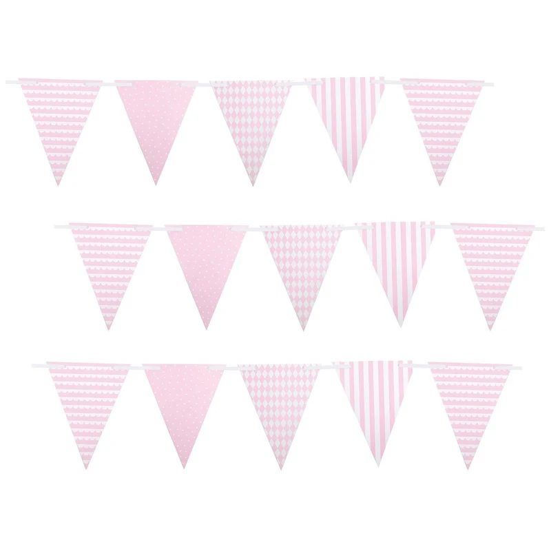 Jabadabado Papier Wimpelkette Bleu oder Rosé