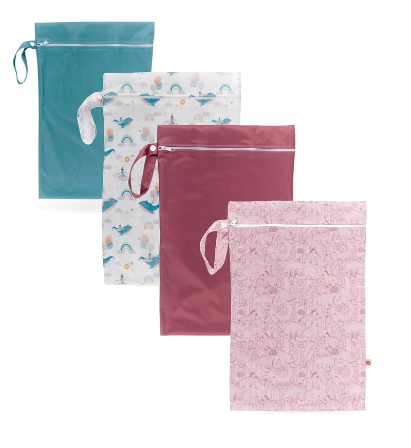 Xkko Windelsack f. Unterwegs WetBag 30x45 cm für 6 Windeln