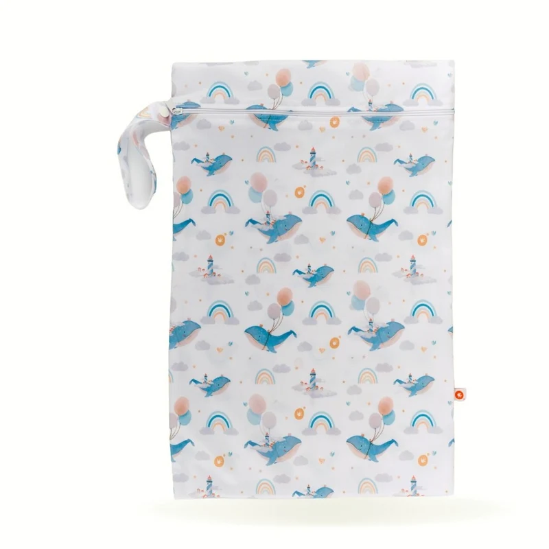 Xkko Windelsack f. Unterwegs WetBag 30x45 cm für 6 Windeln