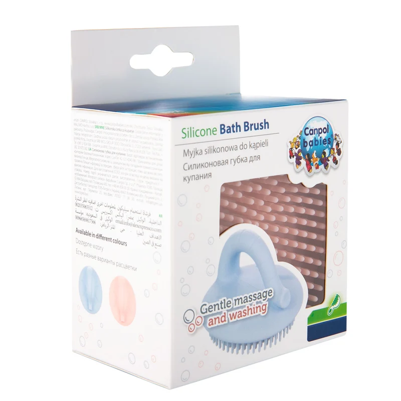 Canpol Baby Badebürste aus weichem Silikon 0m+