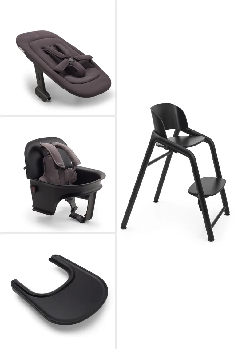 Ultimatives Hochstuhl-Set 'Giraffe' Schwarz