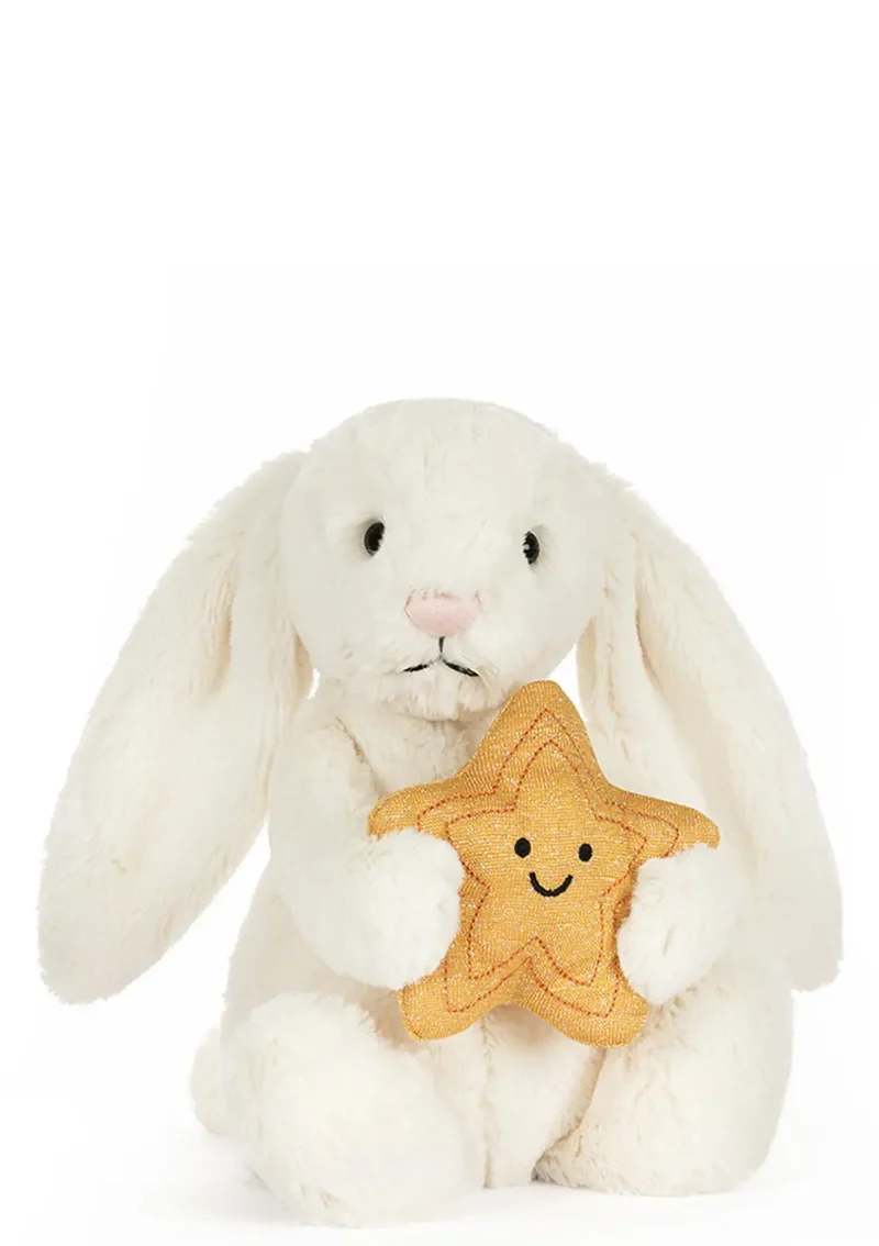 Hase Kuscheltier 'Bunny mit Stern' Cream