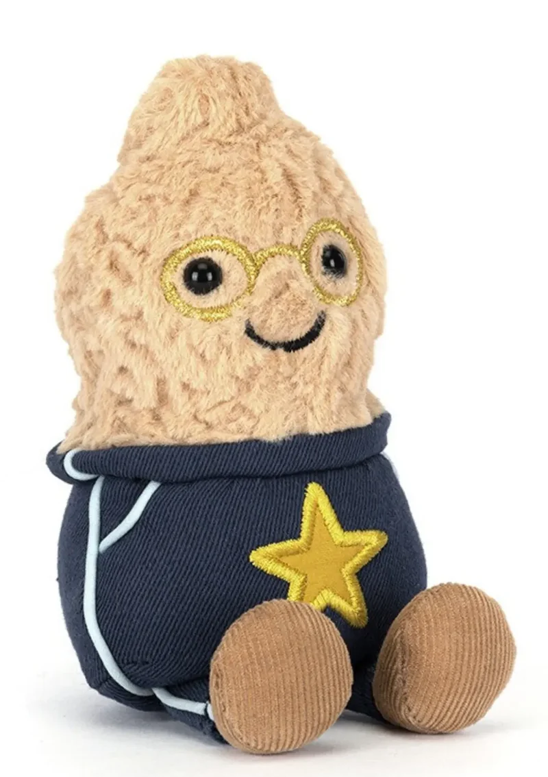 Erdnuss Kuscheltier 'Amuseables Peanut Star Student Outfit'