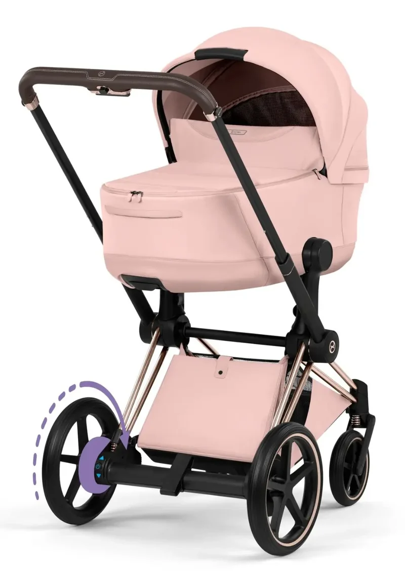 Kinderwagen-Set 'e-Priam Style' Peach Pink