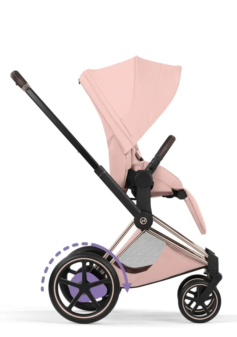 Kinderwagen-Set 'e-Priam Style' Peach Pink