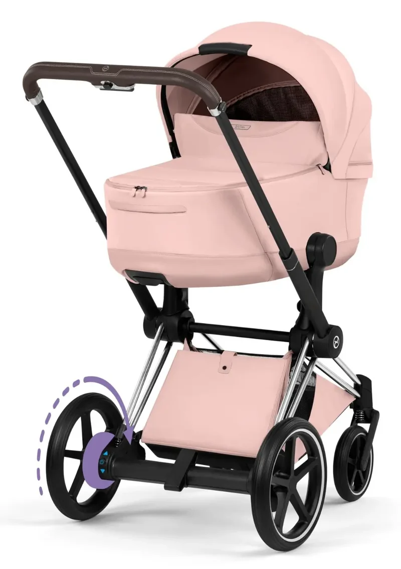 Kinderwagen-Set 'e-Priam Style' Peach Pink