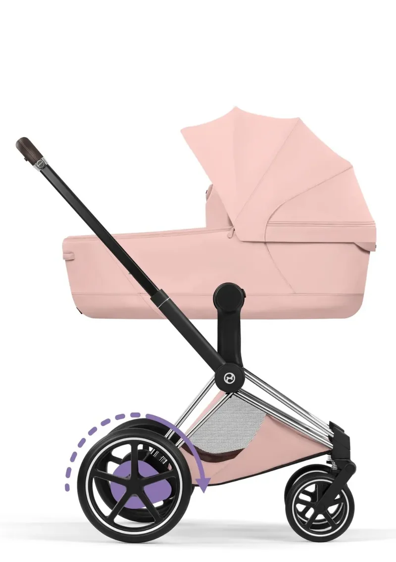 Kinderwagen-Set 'e-Priam Style' Peach Pink