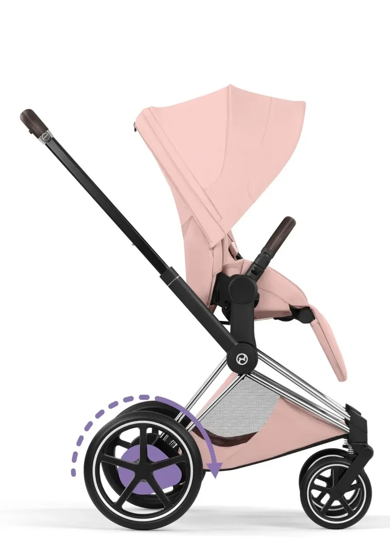 Kinderwagen-Set 'e-Priam Style' Peach Pink