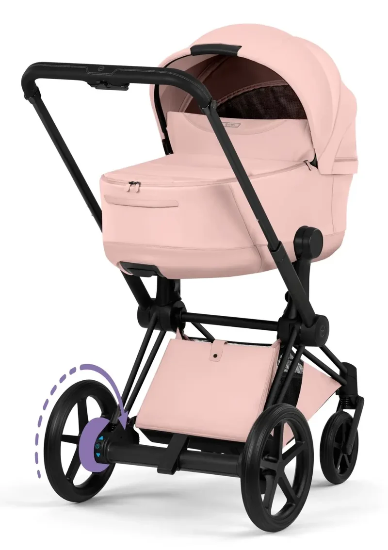 Kinderwagen-Set 'e-Priam Style' Peach Pink