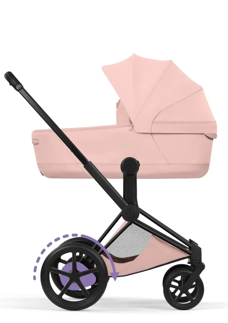 Kinderwagen-Set 'e-Priam Style' Peach Pink
