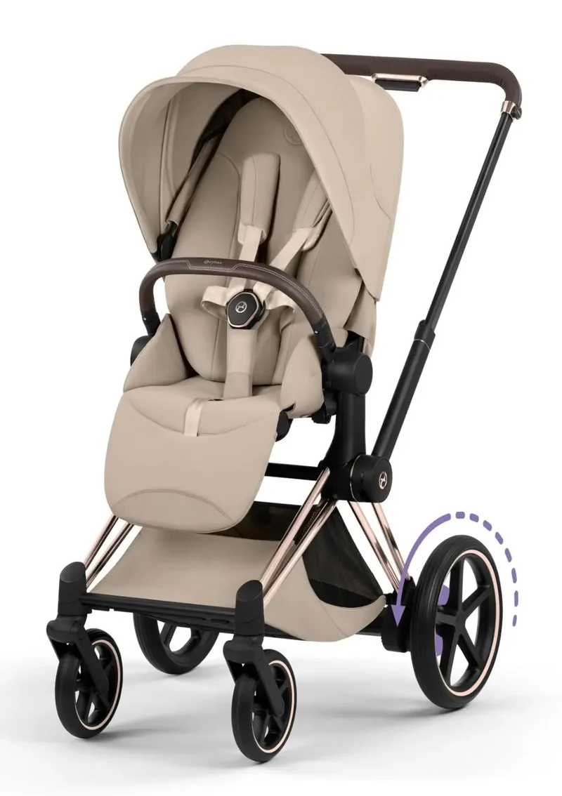 Kinderwagen-Set 'e-Priam Style' Cozy Beige