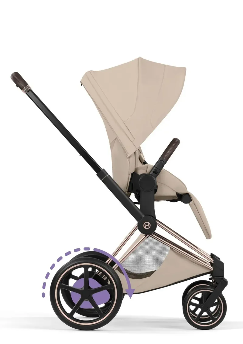 Kinderwagen-Set 'e-Priam Style' Cozy Beige