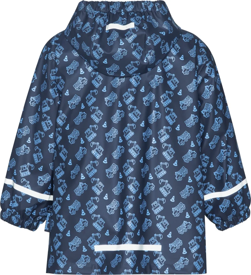 Playshoes Regenjacke Regen-Mantel Baustelle allover