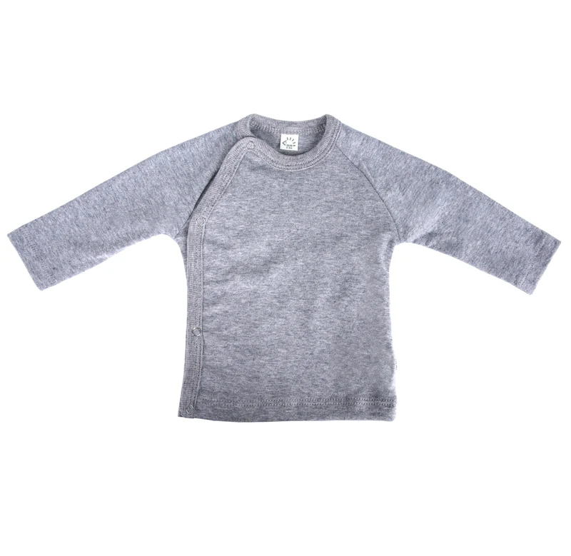iobio Baby Wickelhemd Langarm Shirt Bio Baumwolle