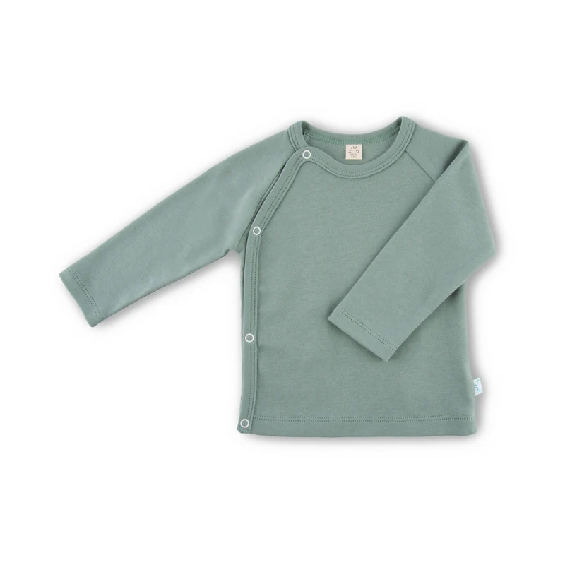 iobio Baby Wickelhemd Langarm Shirt Bio Baumwolle